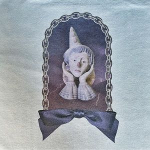 Blue Unisex Size Large Inksauce Studio Stormy Clown T-Shirt